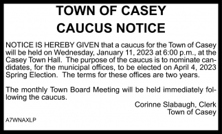 Caucus Notice
