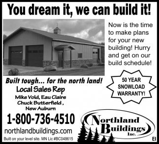 You Dream It, We Can Build It