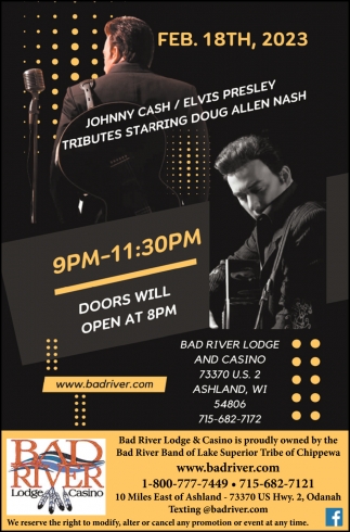 Johnny Cash / Elvis Presley Tributes Starring Doug Allen Nash