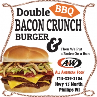 Double BBQ Bacon Crunch Burger
