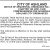 Notice of Sequential Ordinance