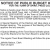 Notice of Public Budget Hearing