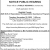 Notice of Public Hearing