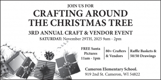 3rd Annual Craft & Vendor Event (November 29, 2025)
