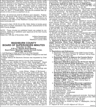 Alicia Swearingen - Washburn County Clerk