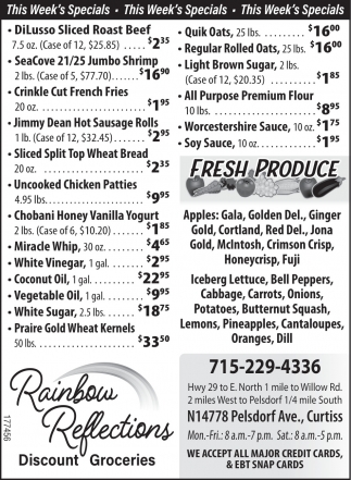 Rainbow Reflections - Curtiss