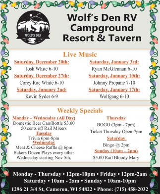 Wolf's Den RV Campground