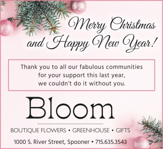 Bloom Boutique Flowers Greenhouse Gifts