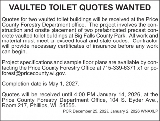 Price County Forestry and Parks Department
