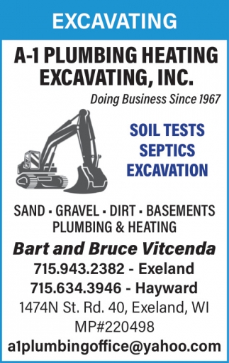 A-1 Plumbing-Heating Excavating