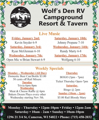 Wolf's Den RV Campground