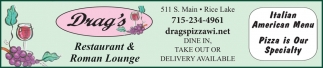 Drag's Restaurant & Roman Lounge
