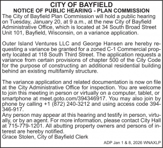 City of Bayfield