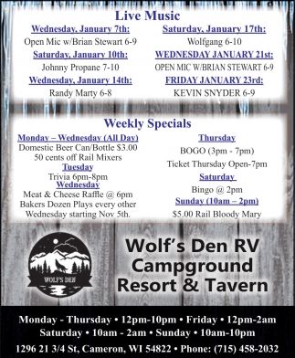 Wolf's Den RV Campground