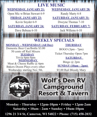 Wolf's Den RV Campground