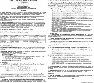 Rice Lake Area School District