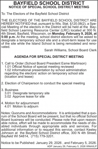 Bayfield School District