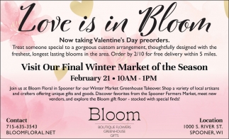 Bloom Boutique Flowers Greenhouse Gifts