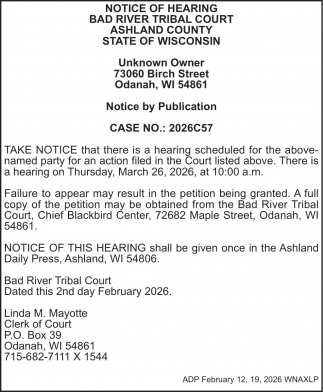 Bad River Tribal Court