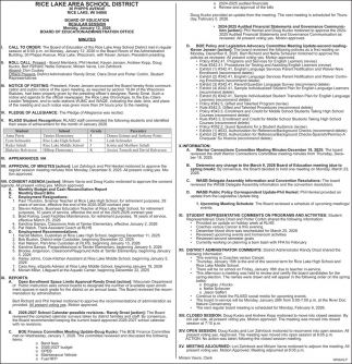 Rice Lake Area School District