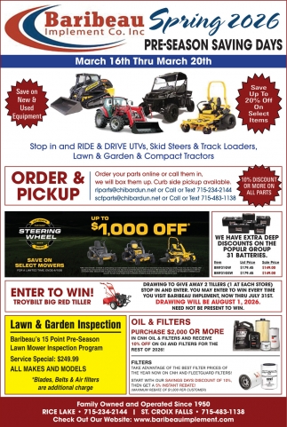 Baribeau Implement Co. Inc.