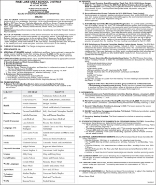 Rice Lake Area School District