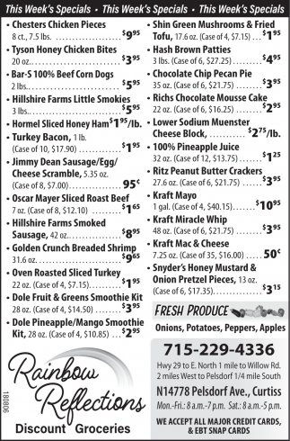 Rainbow Reflections - Curtiss