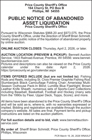 Price County Sheriff's Office