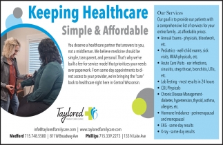 Taylored Family Care Clinic