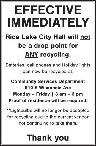 City of Rice Lake