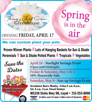 Things that Grow Greenhouse