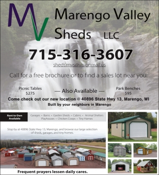 Marengo Valley Sheds LLC