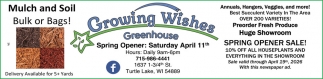 Growing Wishes Greenhouse