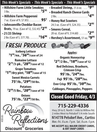 Rainbow Reflections - Curtiss