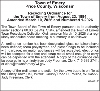 Town of Emery