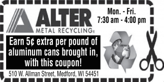 Alter Metal Recycling - Medford