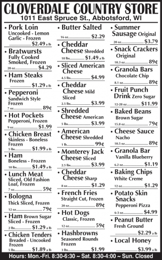 Cloverdale Country Store