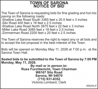 Town Of Sarona