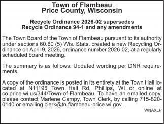 Town of Flambeau