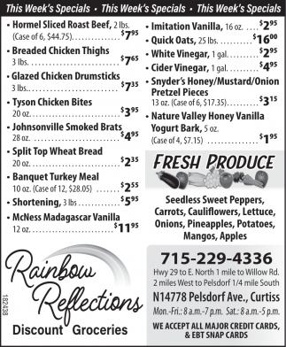 Rainbow Reflections - Curtiss