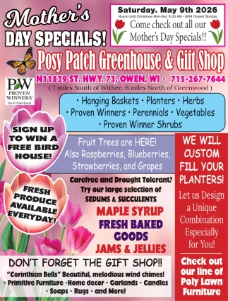Posy Patch Greenhouse and Gift Shop