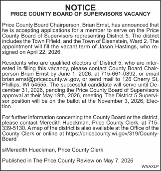 Price County Board of Supervisors