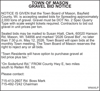 Town Of Mason