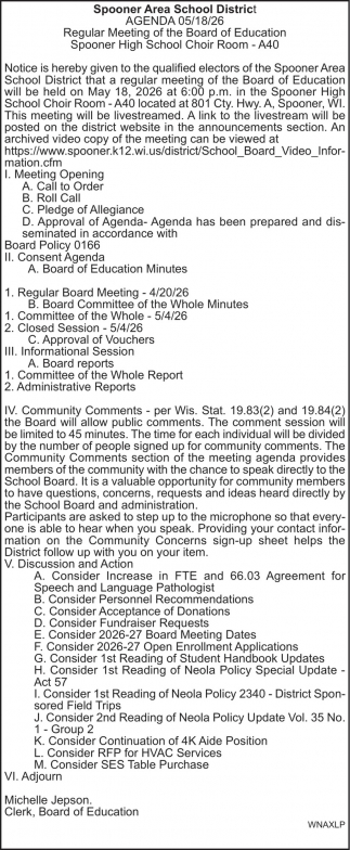 Spooner School District