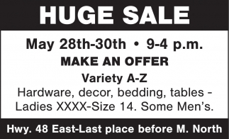 Hwy 48 Rice Lage Huge Sale (May 28, 2026)