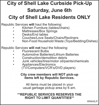 City of Shell Lake