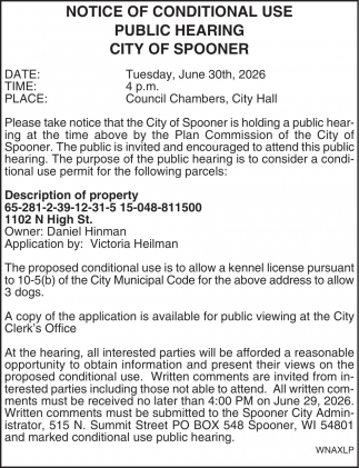 City of Spooner