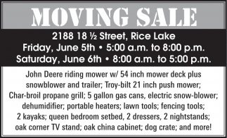 2188 18 1/2 St - Rice Lake