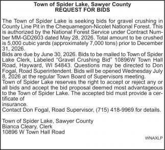 Town of Spider Lake