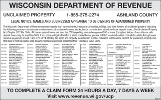 Wisconsin Department of Revenue